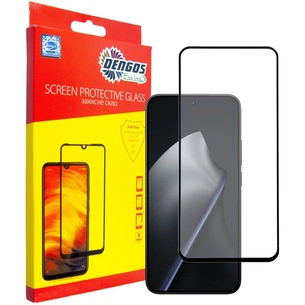 Скло захисне Dengos Full Glue Xiaomi 15T/15T Pro Black (TGFG-430) зображення 1