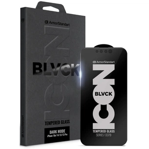 Скло захисне Armorstandart Dark Mode Apple iPhone 16e/14/13/13 Pro (ARM85814) зображення 1