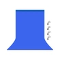 Фон Puluz PU5206L backdrop 3x6 m blue (PU5206L) - уменьшенное изображение 1