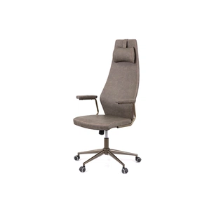 Офісне крісло Аклас Ронін CH TILT Сірий (Wax PU 425 сірий) (00144289) зображення 1