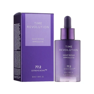Сироватка для обличчя Missha Time Revolution Night Repair Ampoule 5X 50 мл (8809747922031) зображення 1