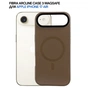 Чохол до мобільного телефона BeCover FIBRA ArcLine MagSafe Apple iPhone 17 Air Brown (715376) - зменшене зображення 8