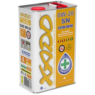 Моторна олива Xado 0W-20 SN  4л (XA 20267) зображення 1