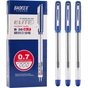 Ручка масляна Baoke Elite 0.7 мм, з грипом синя, 12 шт (B30-blue) - зменшене зображення 1