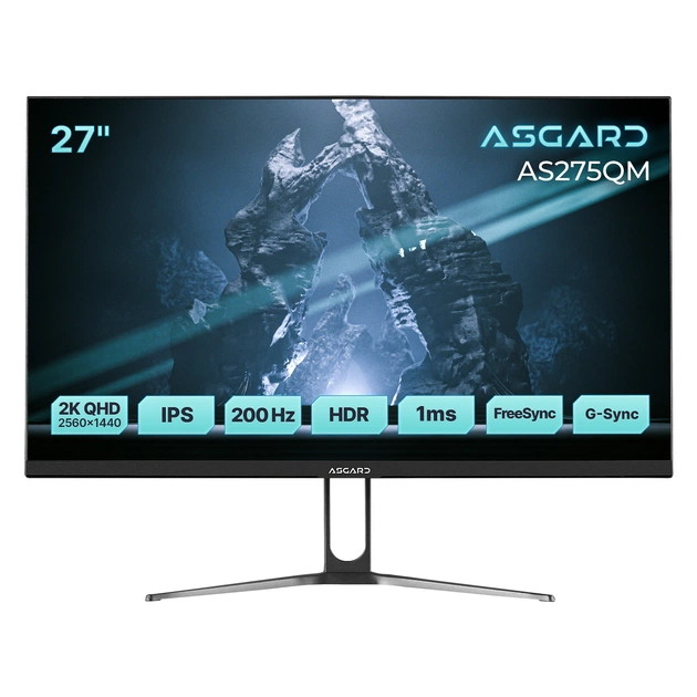 Монитор ASGARD Gaming 27" AS275QM IPS Black 200Hz - изображение 1