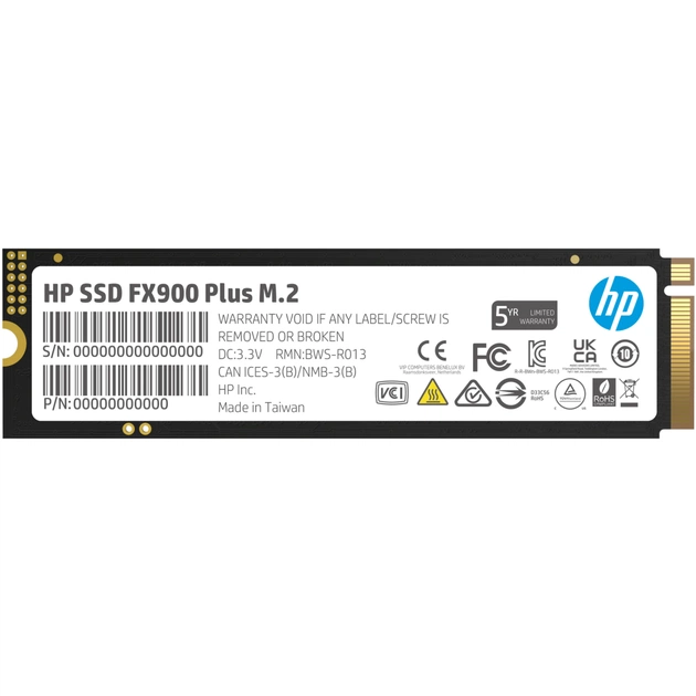 Накопичувач SSD M.2 2280 512GB FX900 Plus HP (7F616AA) - зображення 1