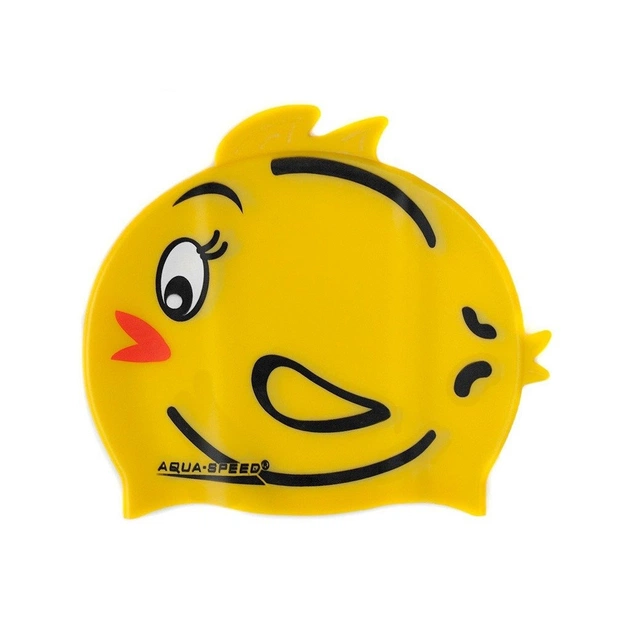 Шапка для плавання Aqua Speed Zoo 115-Tweety 5759 жовте курча Діт OSFM (5908217657596) - изображение 1
