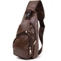 Сумка Vintage Крос боді смарт зі шкірозамінника Коричнева (20572) - зменшене зображення 1