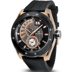 Наручний годинник Seculus 9535.2.7004P white-black, ipb-rose, black silicon зображення 1