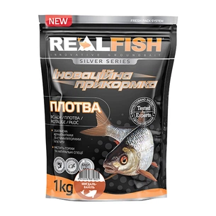 Прикормка Real Fish Silver Series Плотва Мигдаль-ваніль 1kg (809.00.34) зображення 1