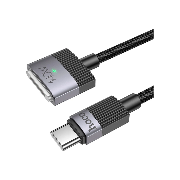 Кабель живлення USB-C to Magsafe 3 1.0m black HOCO (6942007642088) - picture 5