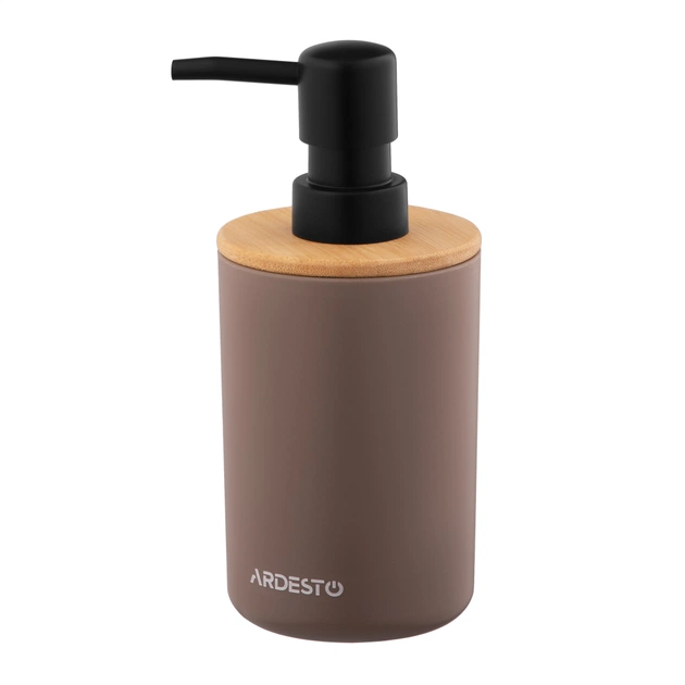 Набір для ванної кімнати Ardesto Minimalism 3 предмети Тауп 360 мл (ARHB3112CB) - picture 2