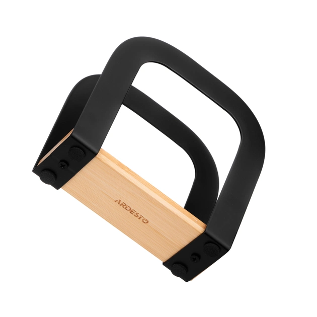 Серветниця Ardesto Midori 12х4.5х12см, метал, бамбук, чорна (AR0911BB) - picture 3