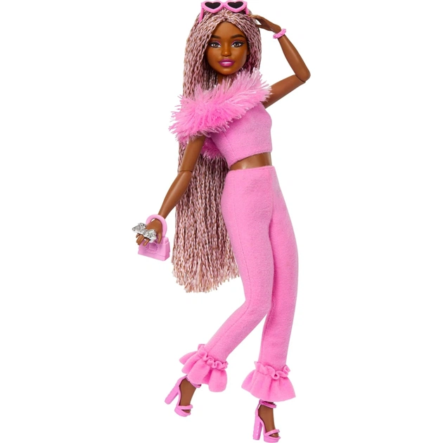Лялька Barbie Barbiecore модниця у костюмі з пір'ям (HYV28) - зображення 1