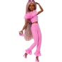 Лялька Barbie Barbiecore модниця у костюмі з пір'ям (HYV28) - зменшене зображення 1