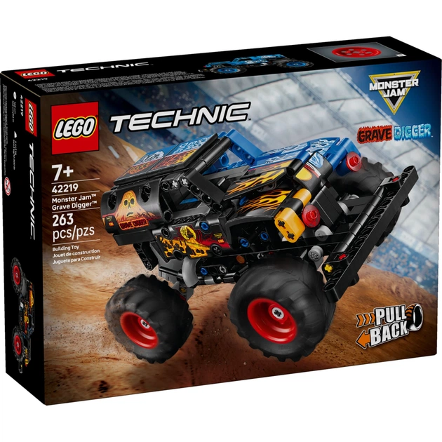 Конструктор LEGO Technic Monster Jam Grave Digger Огонь и лед (42219) - изображение 1