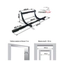 Турнік PowerPlay 4129 Pull Up Pro Black дверний багатофункціональний (PP_4129) - зменшене зображення 4