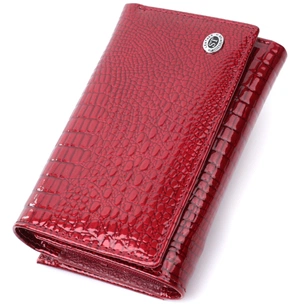 Гаманець ST Leather З натуральної шкіри Червоний (22708) зображення 1