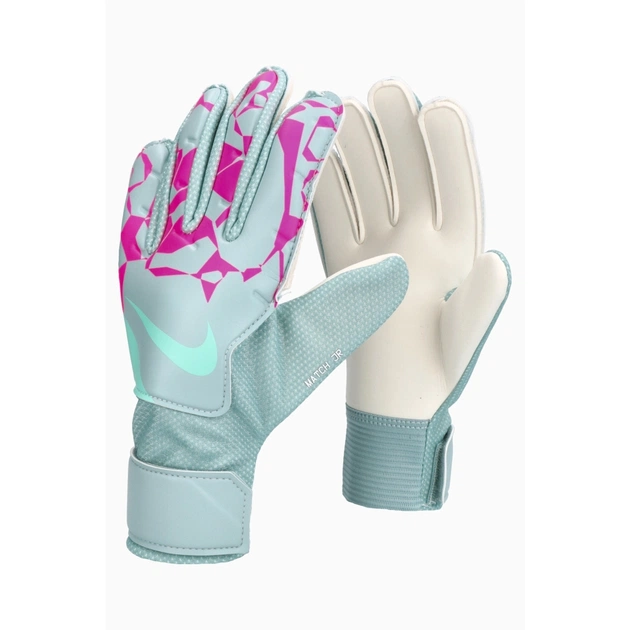 Воротарські рукавиці Nike NK GK MATCH JR - HO24 (HQ0258-395) дит 7 (19.6 см) Блакитно/рожеві (197861973779) - picture 1