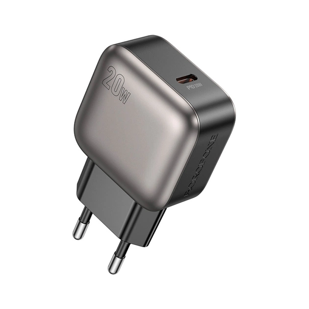 Зарядний пристрій BOROFONE BAS53A Absolute USB-C PD20W Black (6941991116179) - зображення 1