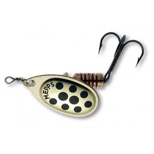 Блешня Mepps Aglia Decorees gold/black dots 4.5гр №2 (30114 002) - изображение 1