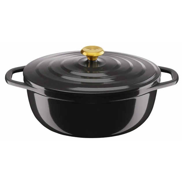 Каструля Tefal Air з кришкою 5.7л чорний (E2558904) - зображення 1