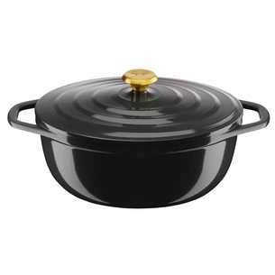Каструля Tefal Air з кришкою 5.7л чорний (E2558904) зображення 1