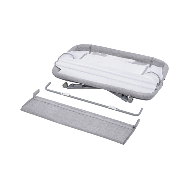 Кроватка Lionelo приставная Luna Grey Concrete (LO-LUNA GREY CONCRETE) - изображение 9