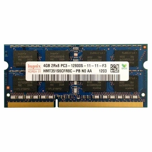 Модуль пам'яті для ноутбука SoDIMM DDR3 4GB 1600 MHz Hynix (HMT351S6CFR8C-PB) зображення 1