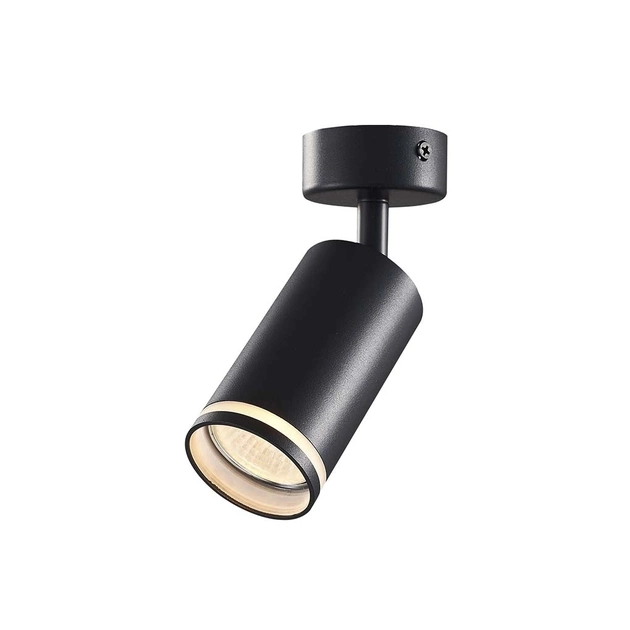 Світильник точковий Videx під лампу GU10 SPF05B накладний поворотний чорний (VL-SPF05B-B) - зображення 1