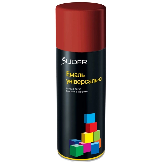 Аерозольна фарба для автомобіля SLIDER 3002 темно-червона, 400мл (000001025) - picture 1