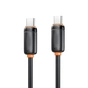 Дата кабель USB-C to USB-C 1.0m 27W black XO (XO-CB-300CC-BK) - уменьшенное изображение 3