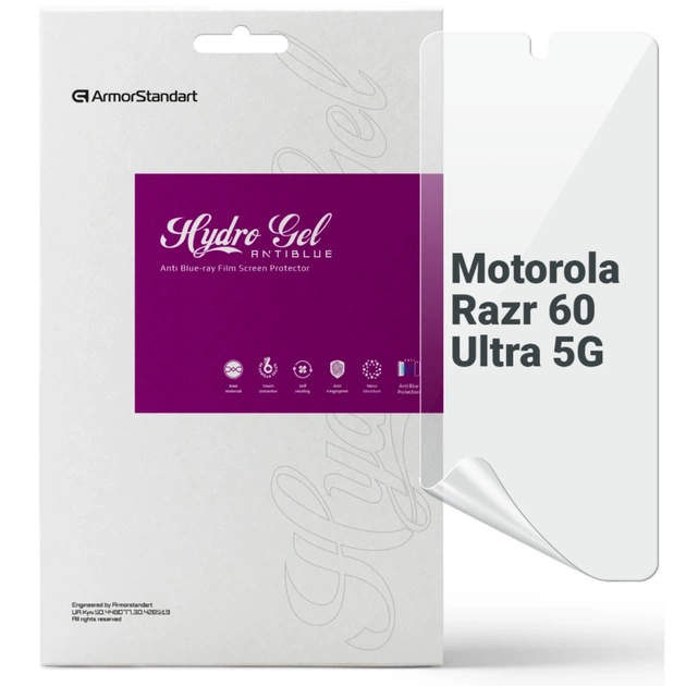 Плівка захисна Armorstandart Anti-Blue Motorola Razr 60 Ultra 5G (ARM86952) - изображение 1