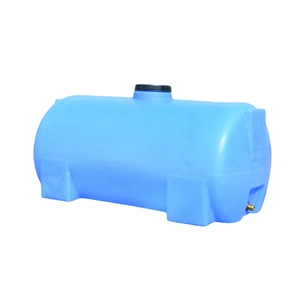 Ємність для води Пласт Бак горизонтальна харчова 300 л синя (12464) изображение 1