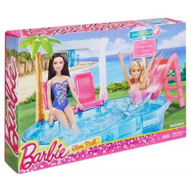Аксесуар до ляльки Barbie Гламурный бассейн (DGW22) - изображение 1