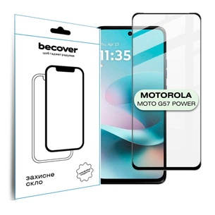Скло захисне BeCover Motorola Moto G57 Power Black (714855) зображення 1