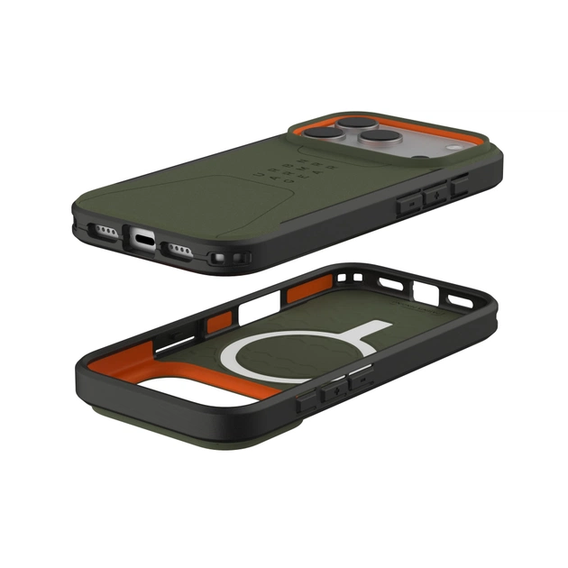 Чохол до мобільного телефона UAG iPhone 17 Pro Civilian MagSafe Olive/Orange (114545117297) - picture 10