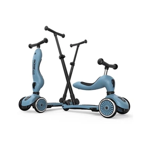 Самокат Scoot&Ride Highwaykick-1 Push and Go сіро-синій (SR-240527-STEEL) изображение 1