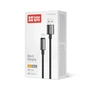 Дата кабель USB 2.0 AM to Lightning 1.0m 3A zinc alloy braided black ColorWay (CW-CBUL098-BK) - уменьшенное изображение 5