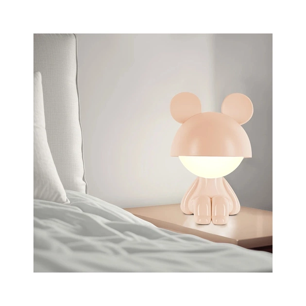 Нічник Kite Світильник LED з акумулятором Cute Mouse, персиковий (K25-316-2-4) - picture 5