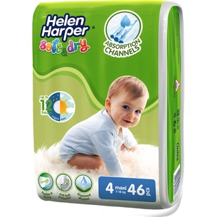 Підгузки Helen Harper Soft&Dry Maxi 7-18 кг 46 шт (5411416060130) зображення 1