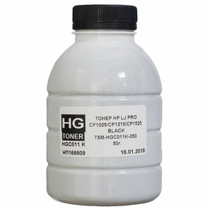 Тонер HP CLJ CP1025/1215/1525 50г BLACK HG (TSM-HGC011K-050) зображення 1