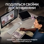 Веб-камера Logitech MX Brio 4K Pale Grey (960-001554) - зменшене зображення 6