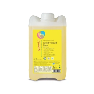 Гель для прання Sonett Mint&Lemon Органічний концентрат Для кольорових тканин 5 л (4007547504424) зображення 1