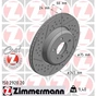 Гальмівний диск ZIMMERMANN 150.2920.20 - зменшене зображення 1