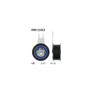 Ролик натягувача ременя SKF VKM 11012 зображення 1
