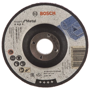 Круг зачистний Bosch по металу 125х22, 2мм (2.608.600.223) зображення 1