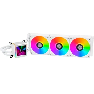 Система рідинного охолодження Lian Li Galahad II LCD, 360 White (G89.GA2ALCD36W.00) зображення 1