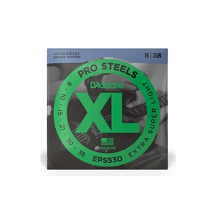 Струни для гітари D'Addario XL ProSteels Extra Super Light (8-38) (EPS530) изображение 1