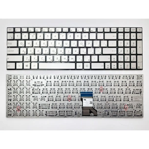Клавіатура ноутбука ASUS UX501V серебр под подсв RU (A46154) зображення 1